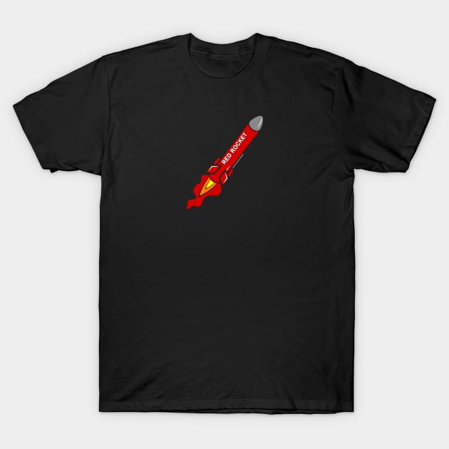 Red Rocket T-Shirt by BigOrangeShirtShop